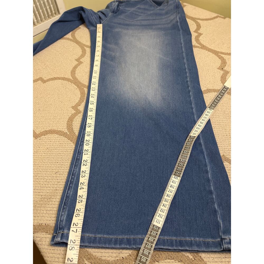 Halara Flex Asymmetric Low Rise Zipper Pockets Baggy Wide Leg, size large petite - Picture 8 of 13